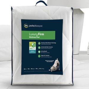 Serta Luxury Firm Antimicrobial Mattress Pad 300 Threadcount, Queen